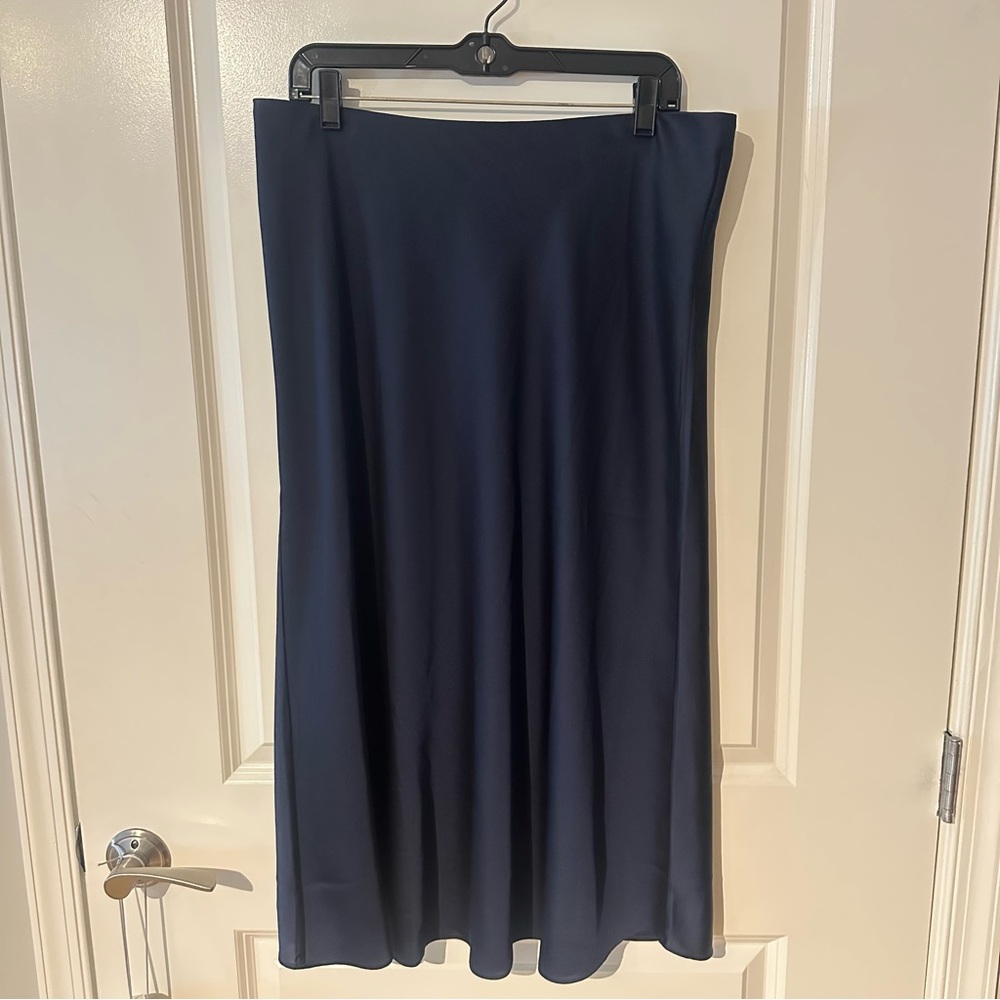 J. Crew Satin Slip Skirt